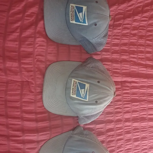 Official USPS Hat Lot 2 Brand New (1 Summer, 1 Winter), 2 Used (Both Summer) - Picture 4 of 4